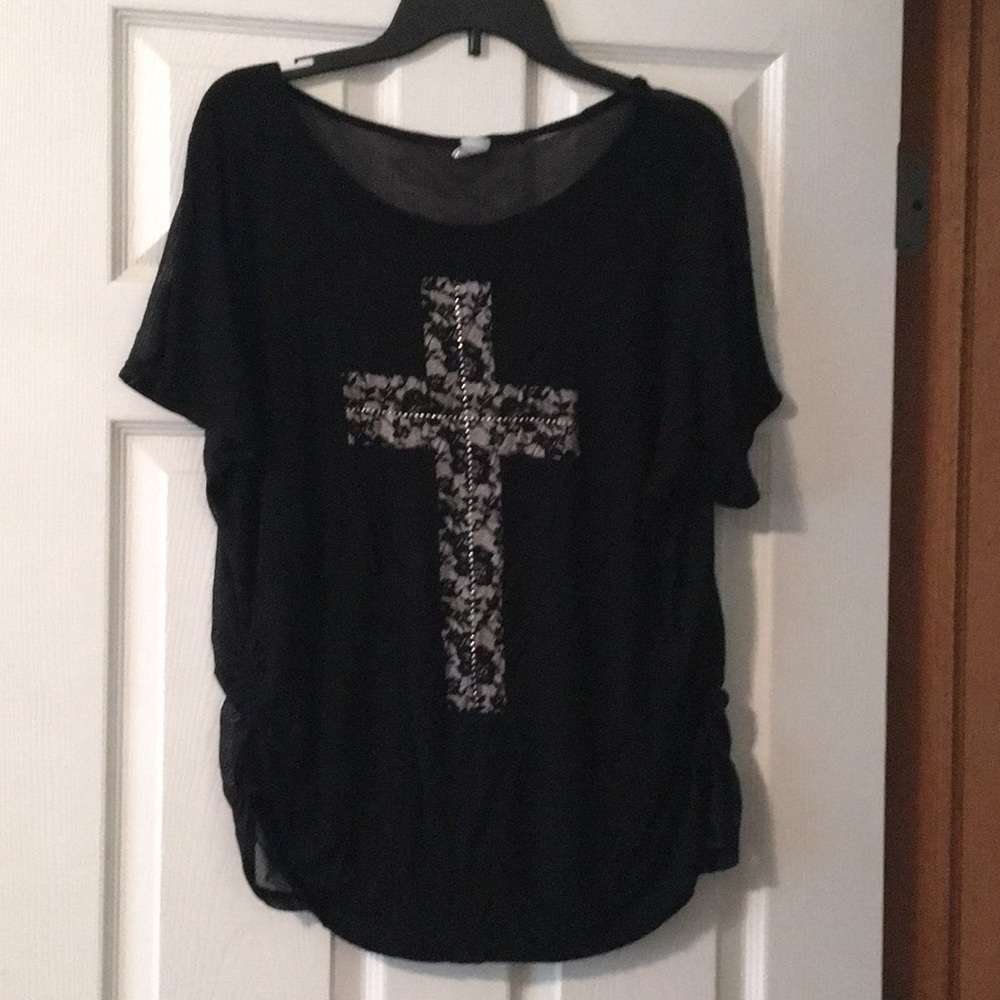 Cloudless Cross Bling Shirt